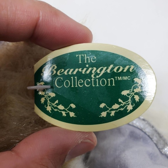 The Bearington Collection Model 1102 Cecilia Jointed 14” Teddy Bear Holiday - Picture 9 of 11